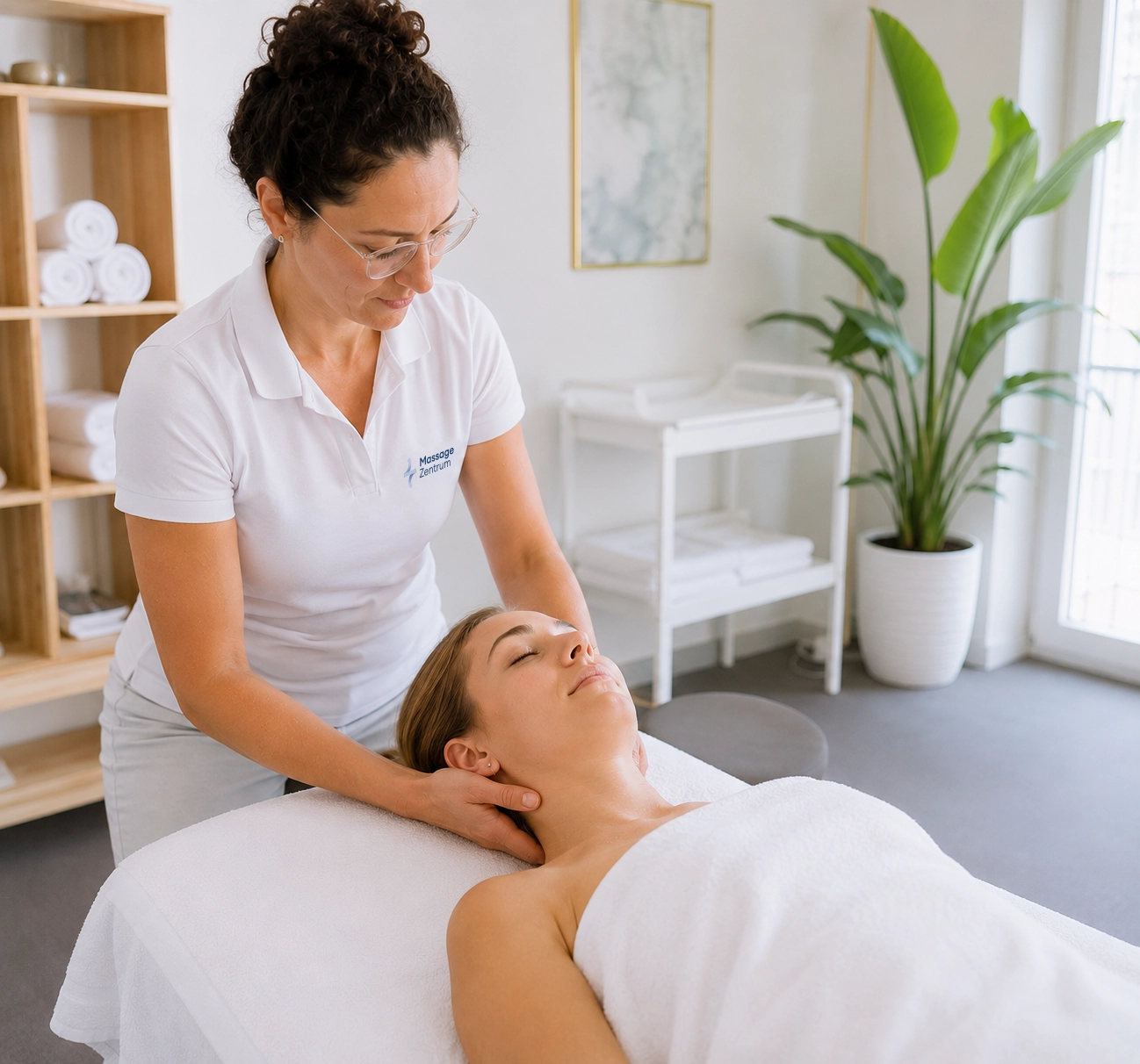 Nackenbehandlung im Massage Zentrum Winterthur