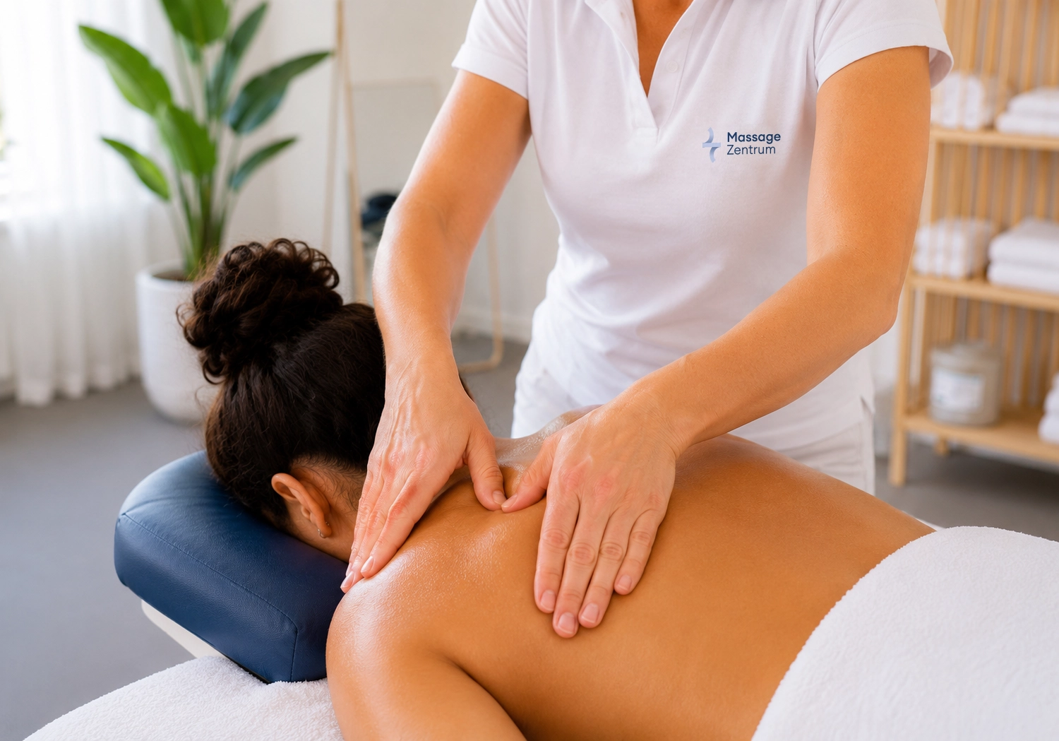 Schulterbehandlung im Massage Zentrum Winterthur