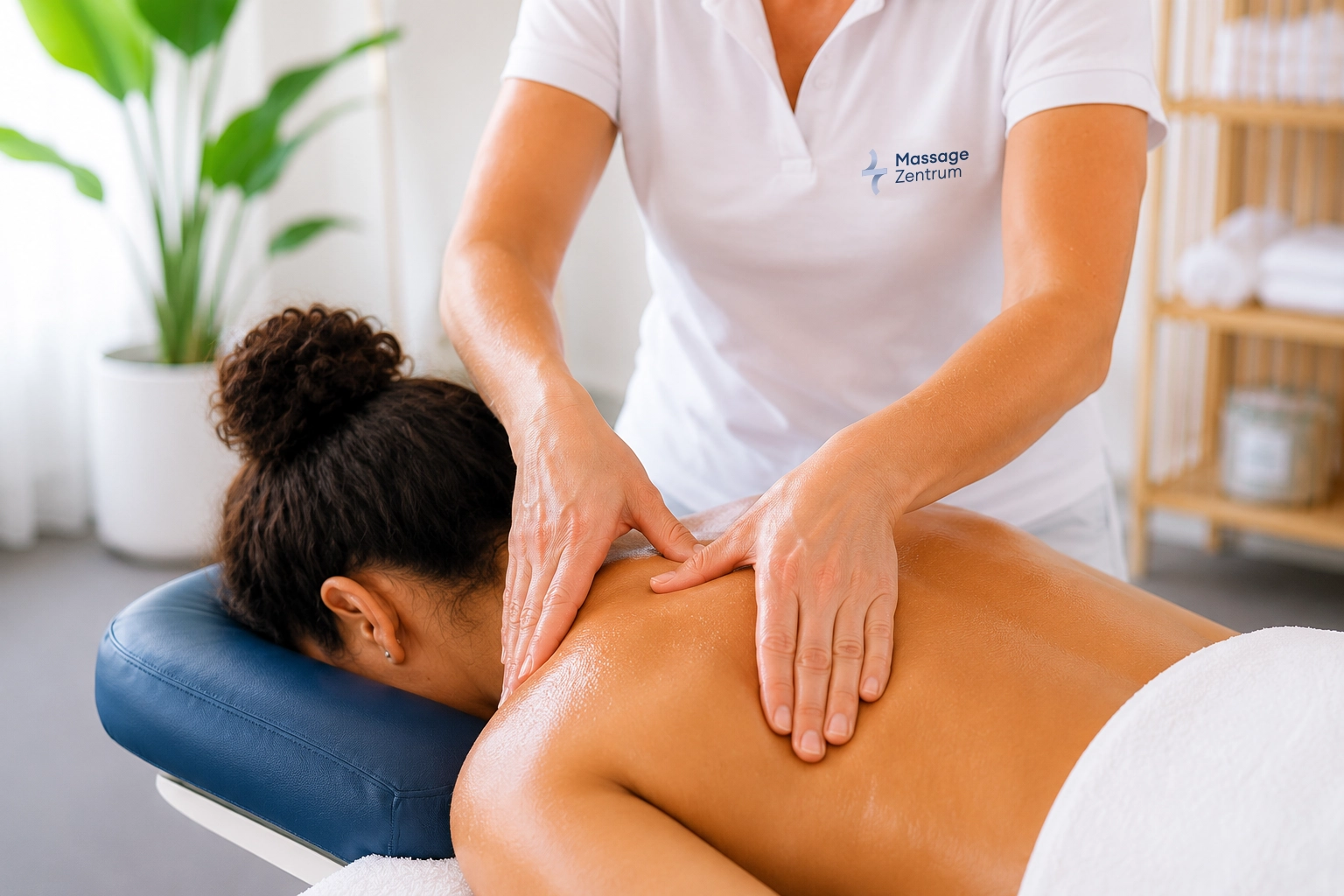 Fliessende Streichgriffe bei der klassischen Massage an der Merkurstrasse 25